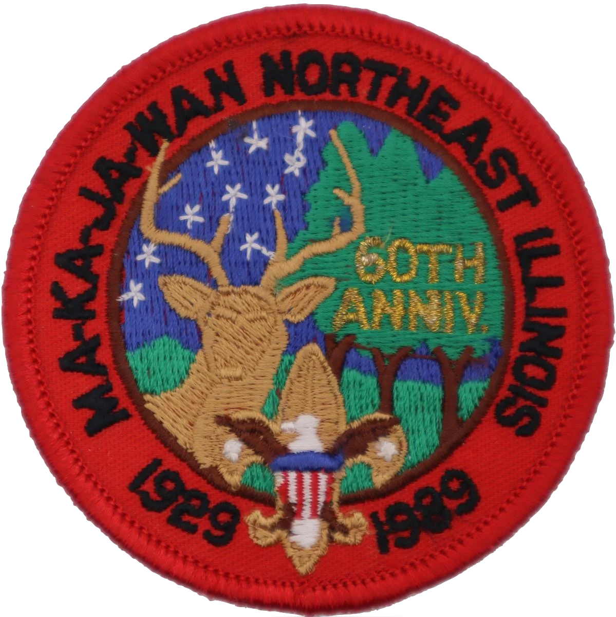 1989 60th Anniversary Patch