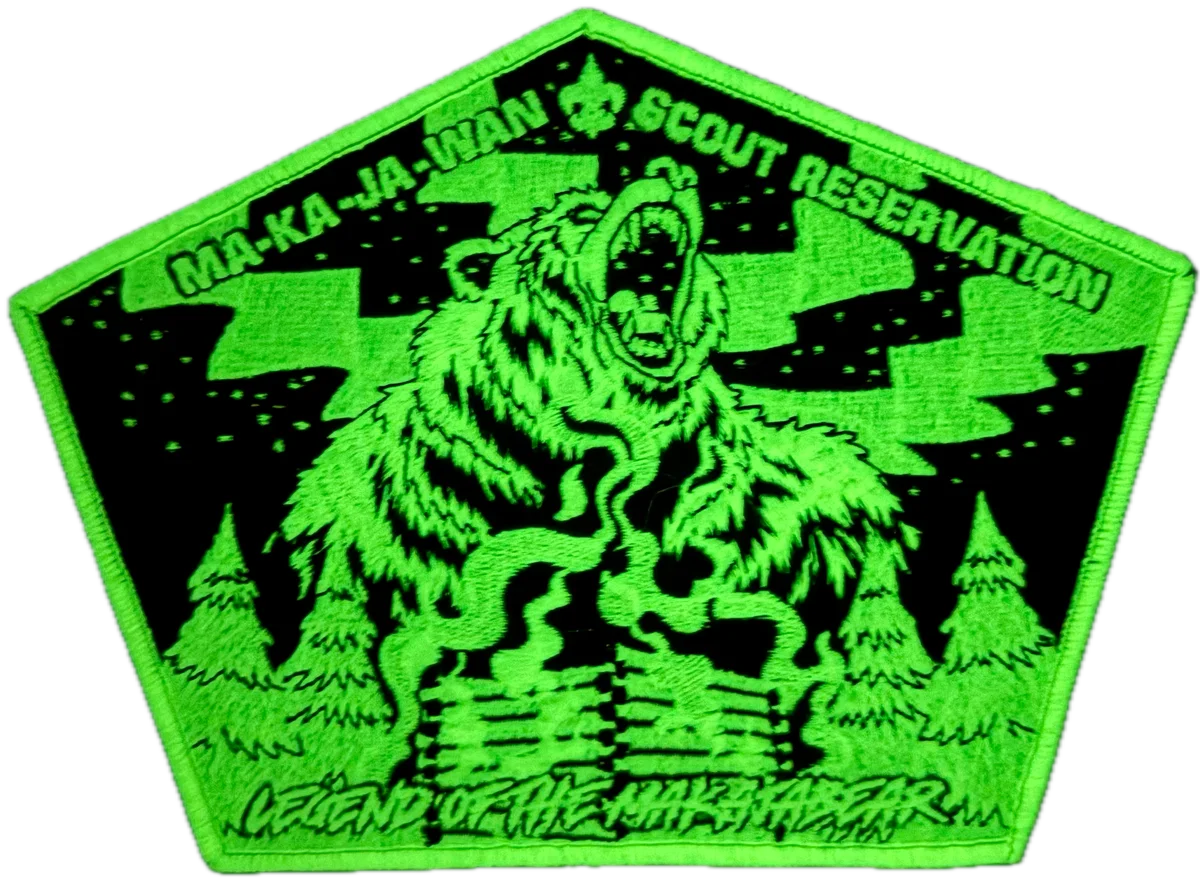 2025 Legend of the Makajabear (Glow in the Dark) - Center Patch