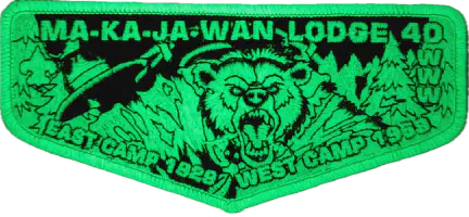 2025 Legend of the Makajabear (Glow in the Dark) - Lodge Flap