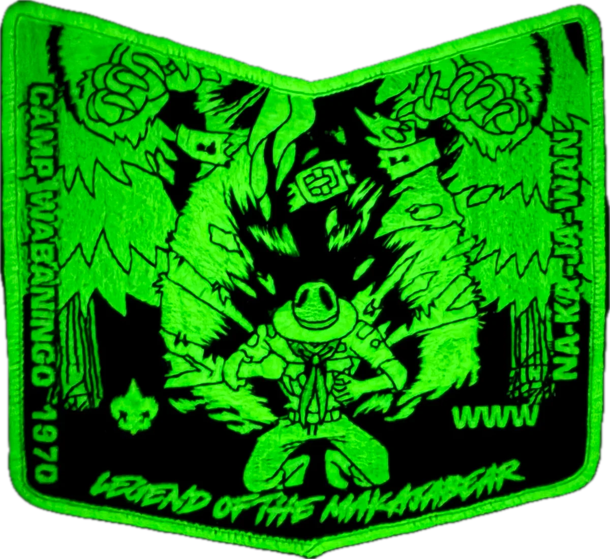 2025 Legend of the Makajabear (Glow in the Dark) - Pocket Piece