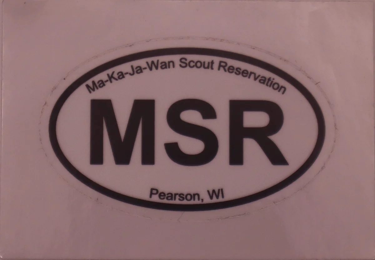 MSR Oval Sticker
